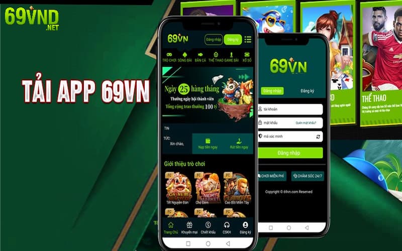 Các bước tải app 69VN với hệ điều hành Android